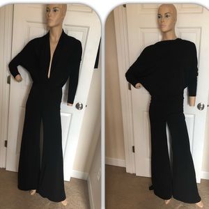 SOLD Sexy Diva reversible black one piece pant